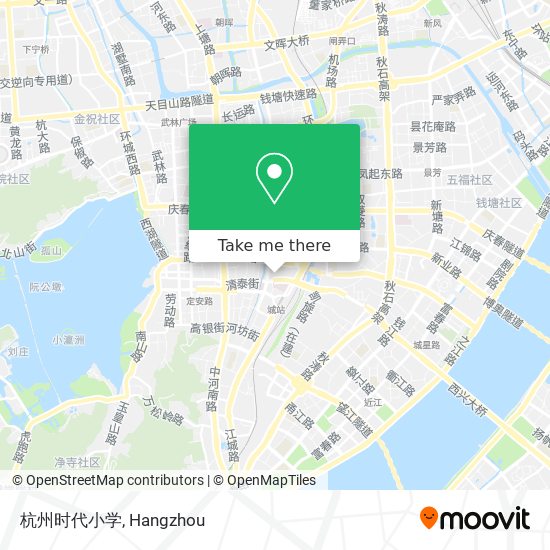 杭州时代小学 map
