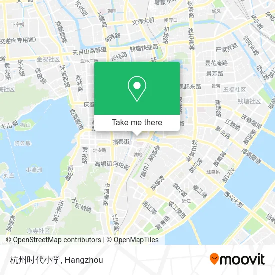 杭州时代小学 map