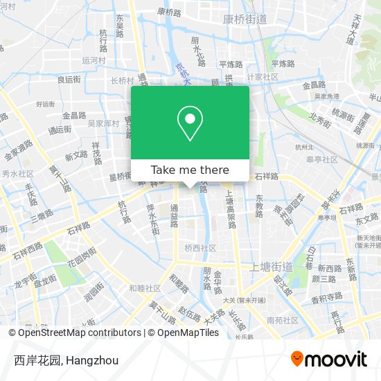 西岸花园 map