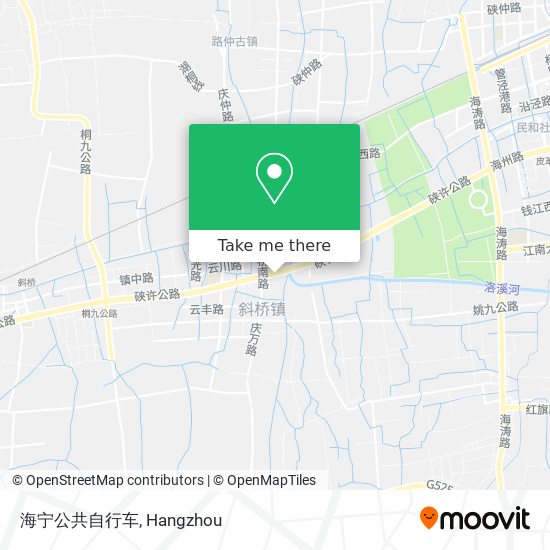 海宁公共自行车 map