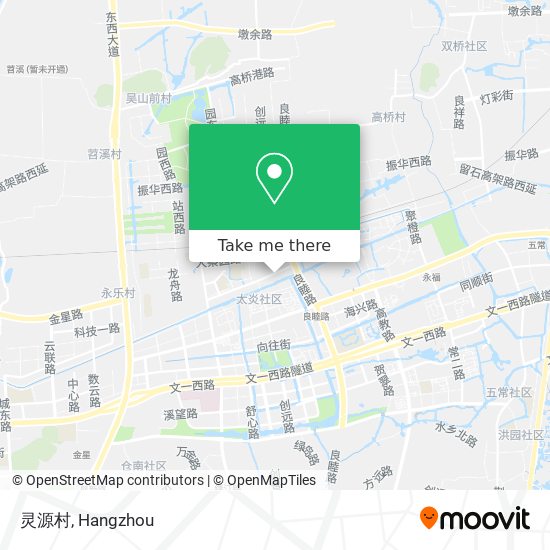 灵源村 map