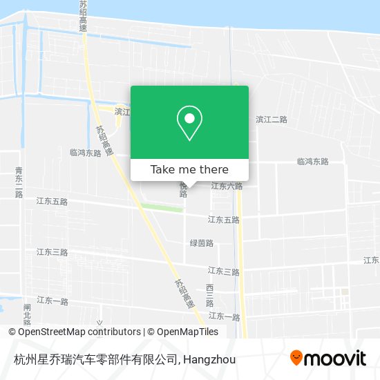 杭州星乔瑞汽车零部件有限公司 map