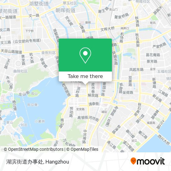 湖滨街道办事处 map