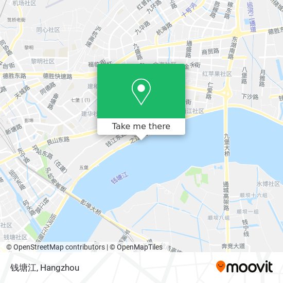 钱塘江 map