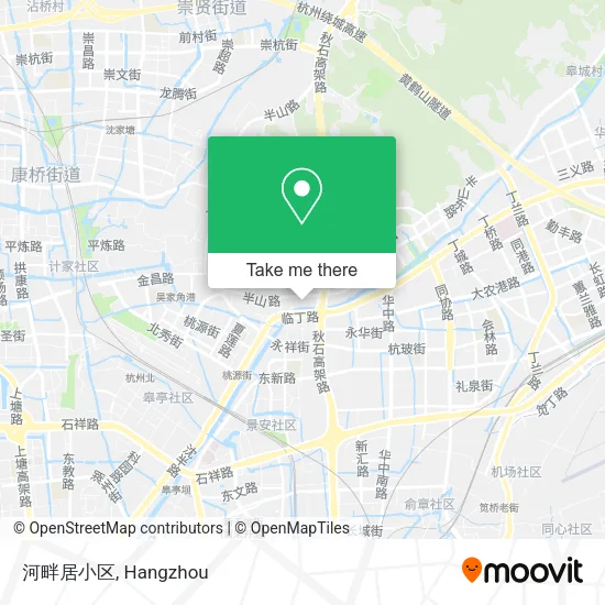 河畔居小区 map