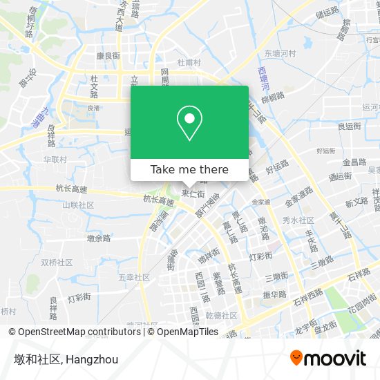 墩和社区 map