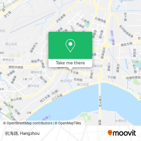 杭海路 map