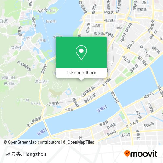 栖云寺 map