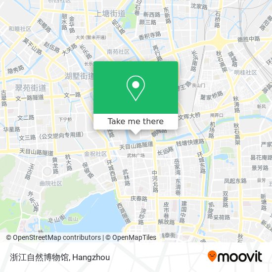 浙江自然博物馆 map