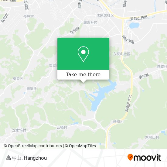 高弓山 map