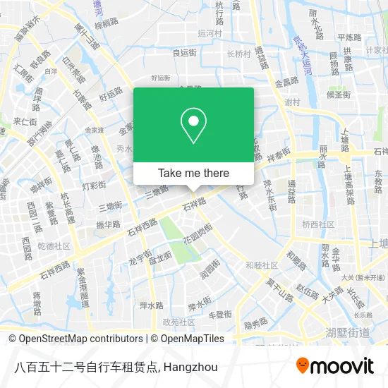 八百五十二号自行车租赁点 map