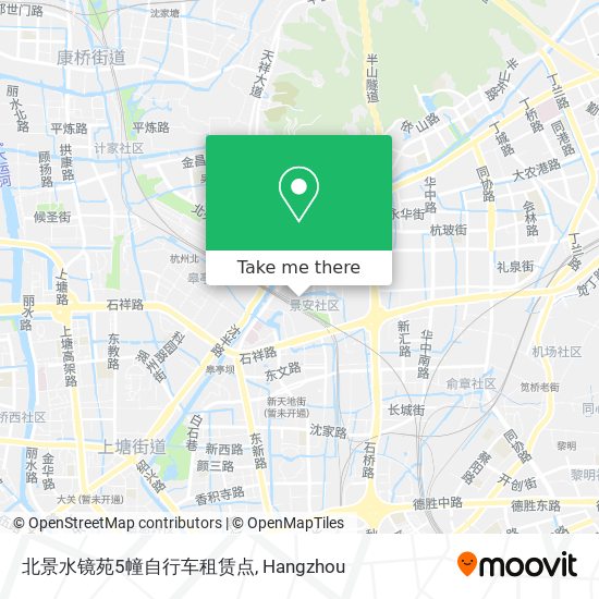北景水镜苑5幢自行车租赁点 map