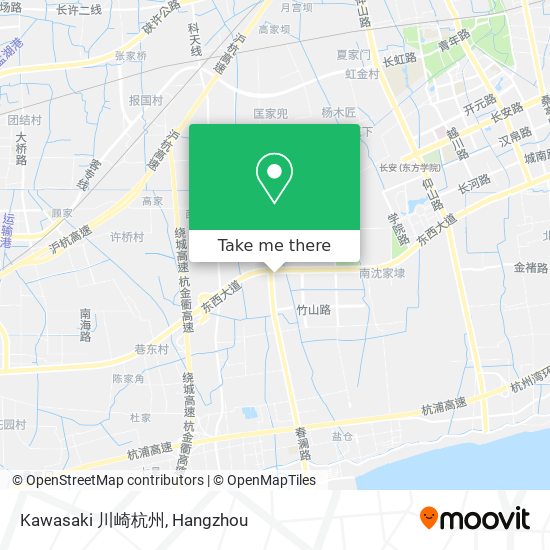 Kawasaki 川崎杭州 map