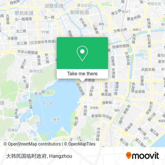 大韩民国临时政府 map