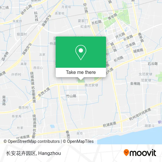 长安花卉园区 map