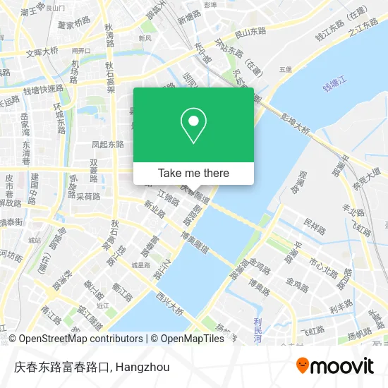 庆春东路富春路口 map