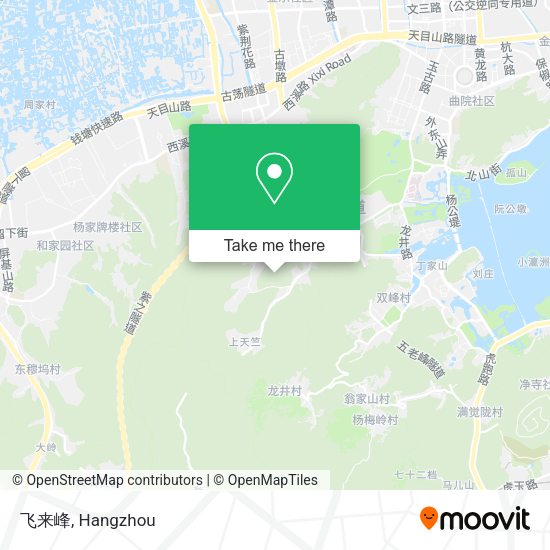 飞来峰 map
