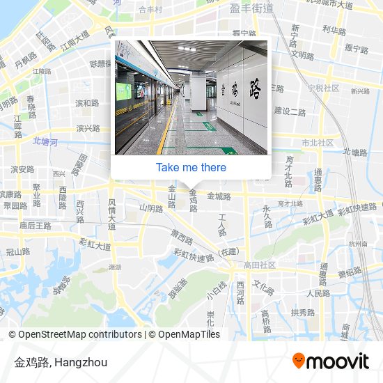金鸡路 map