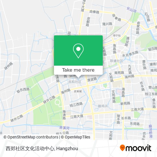 西郊社区文化活动中心 map