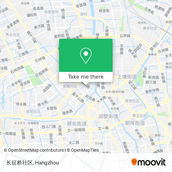 长征桥社区 map
