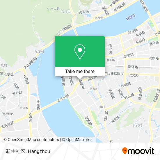 新生社区 map