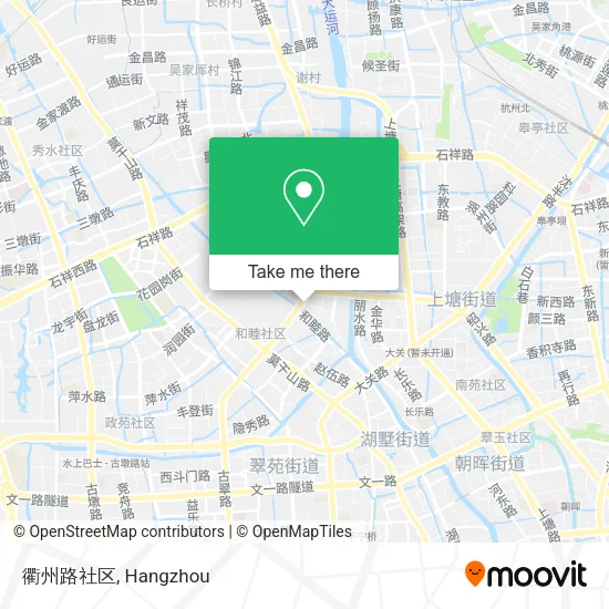 衢州路社区 map