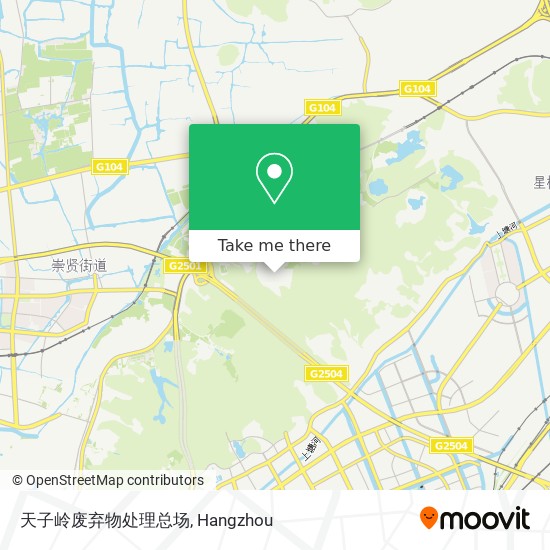 天子岭废弃物处理总场 map