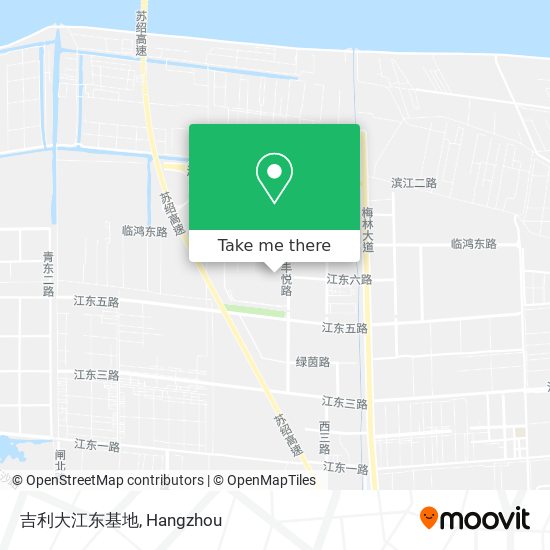 吉利大江东基地 map