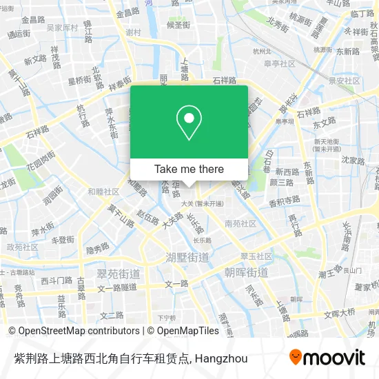 紫荆路上塘路西北角自行车租赁点 map