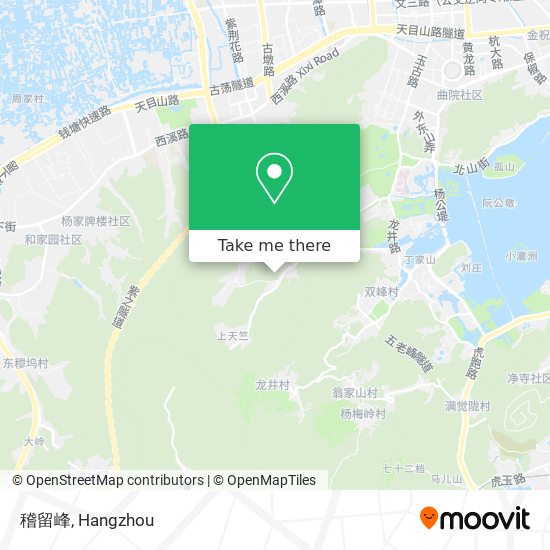 稽留峰 map