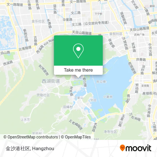 金沙港社区 map