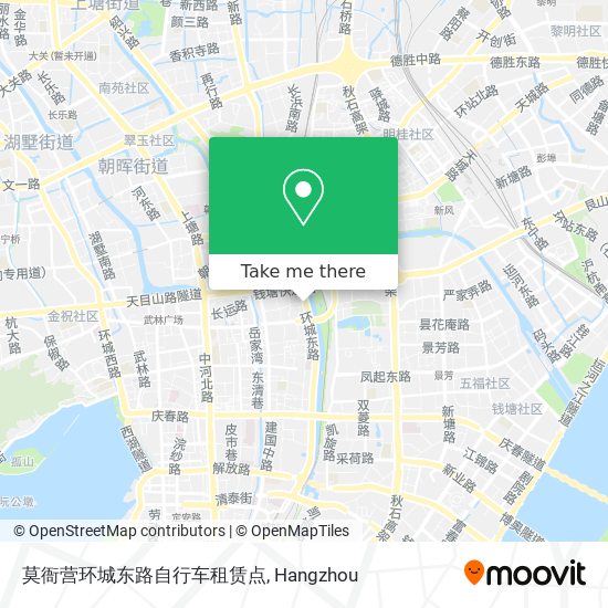 莫衙营环城东路自行车租赁点 map