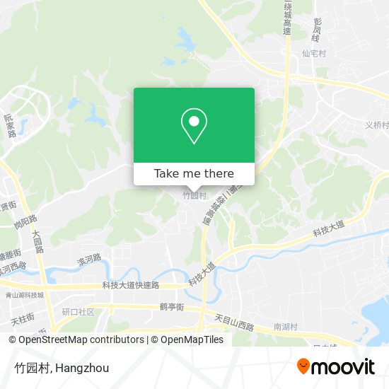 竹园村 map