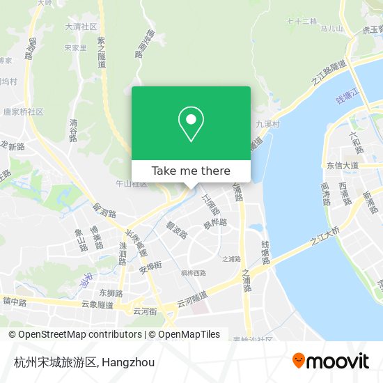 杭州宋城旅游区 map