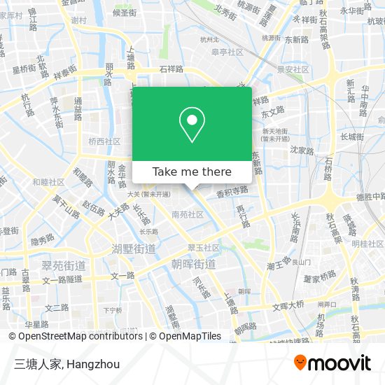 三塘人家 map