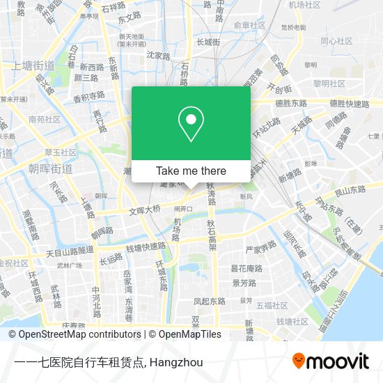 一一七医院自行车租赁点 map