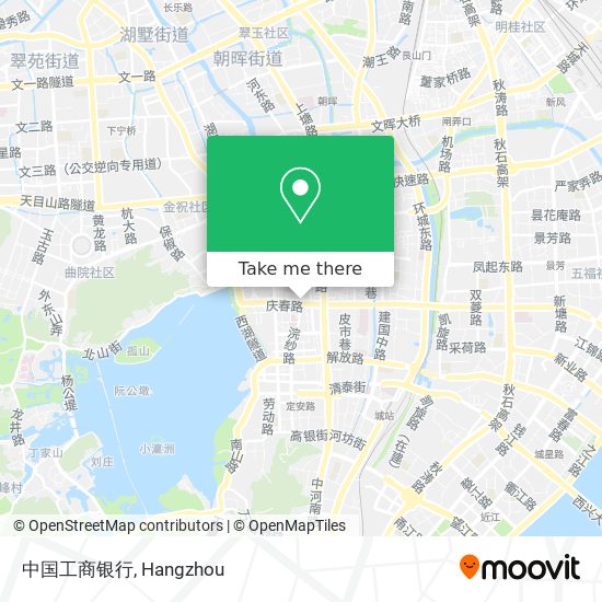 中国工商银行 map