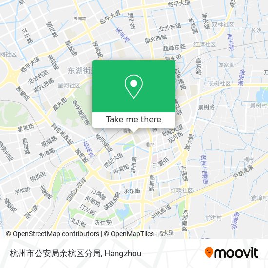 杭州市公安局余杭区分局 map