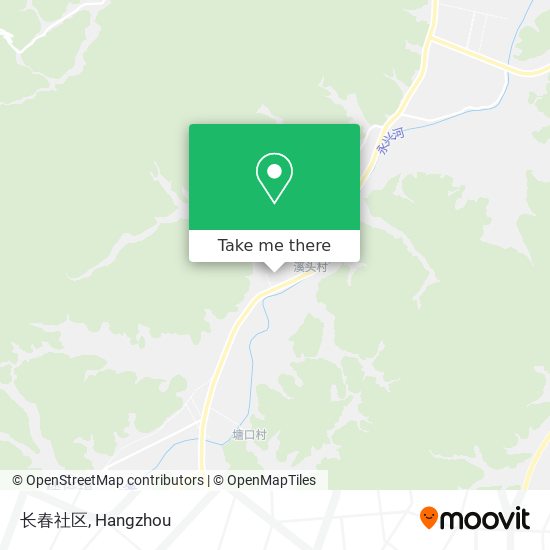 长春社区 map