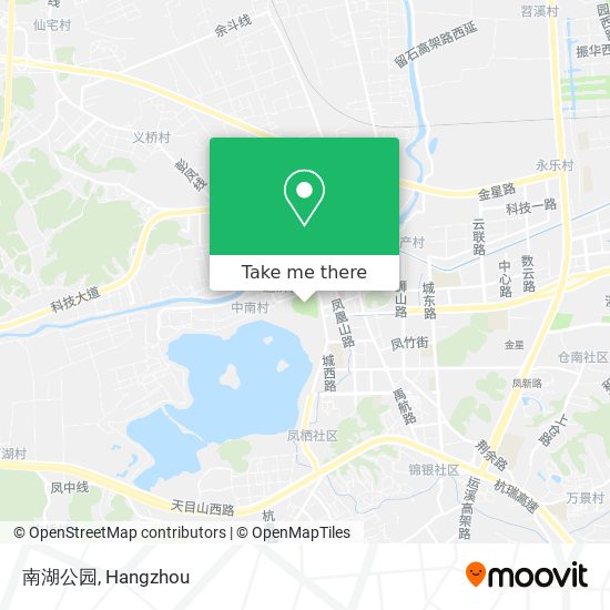 南湖公园 map