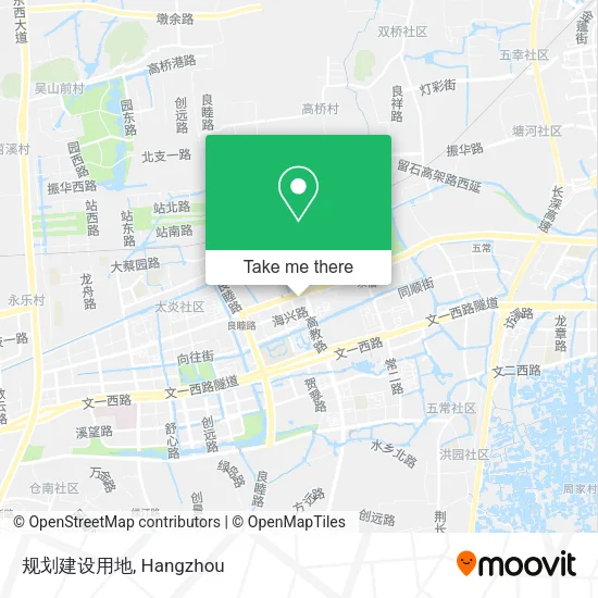 规划建设用地 map