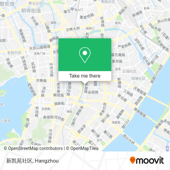 新凯苑社区 map
