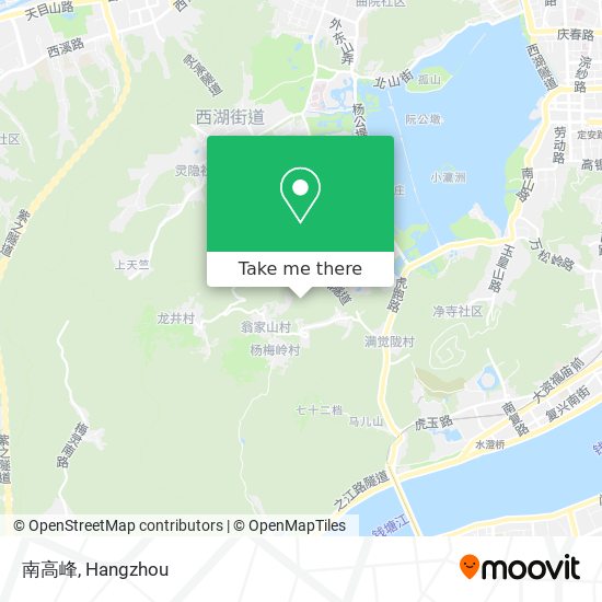 南高峰 map