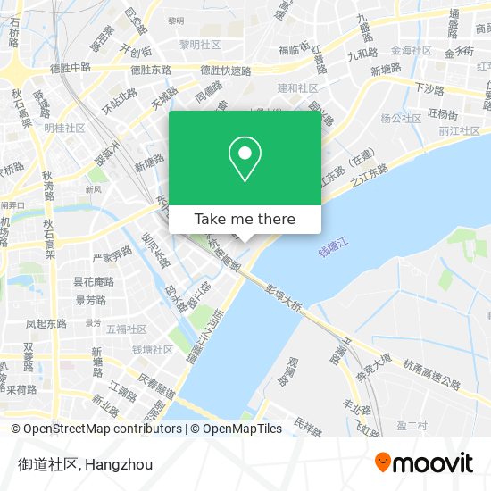 御道社区 map