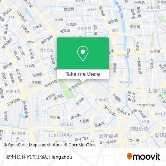 杭州长途汽车北站 map