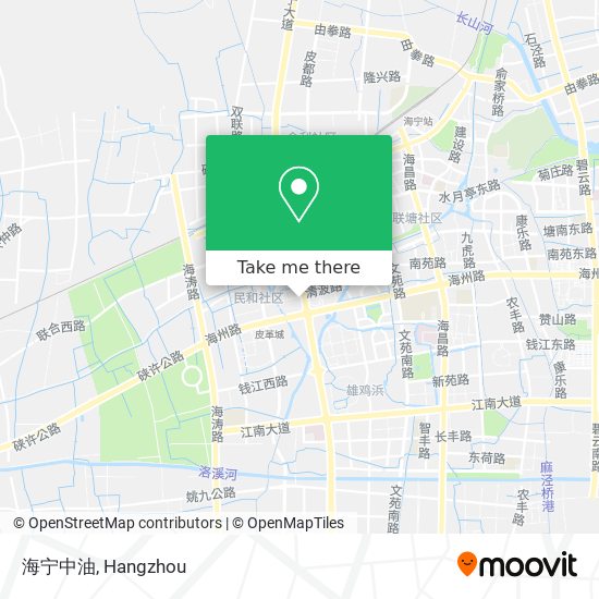 海宁中油 map