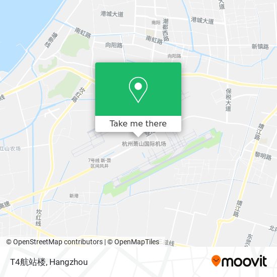 T4航站楼 map