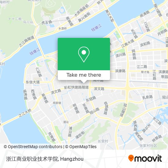 浙江商业职业技术学院 map