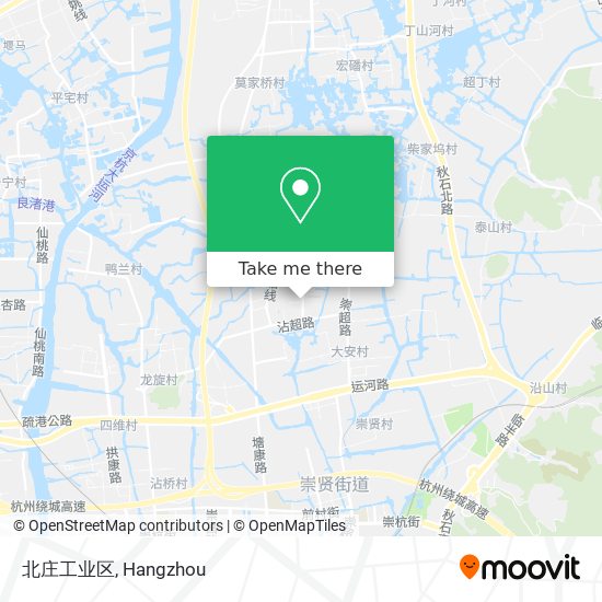 北庄工业区 map