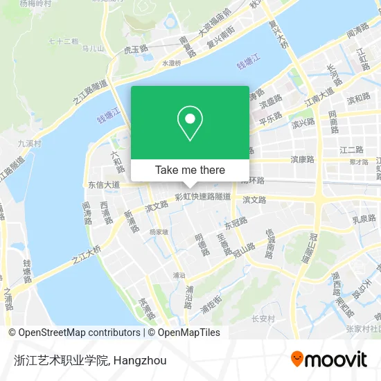 浙江艺术职业学院 map